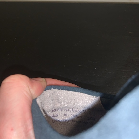 Clarks Men's Denner Motion Suede Oxford Shoes - Navy and Taupe.  Size 8. - Picture 10 of 10